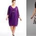 Inramning av chica former: fashionabla klänningar i stora storlekar för kvinnor Svart cocktailklänning för stora storlekar